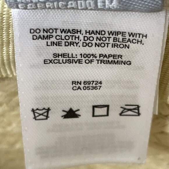 Columbia Paper Fedora Hat Women’s OS Decorative Band Wide Brim Sun Hat Hike - Picture 10 of 10